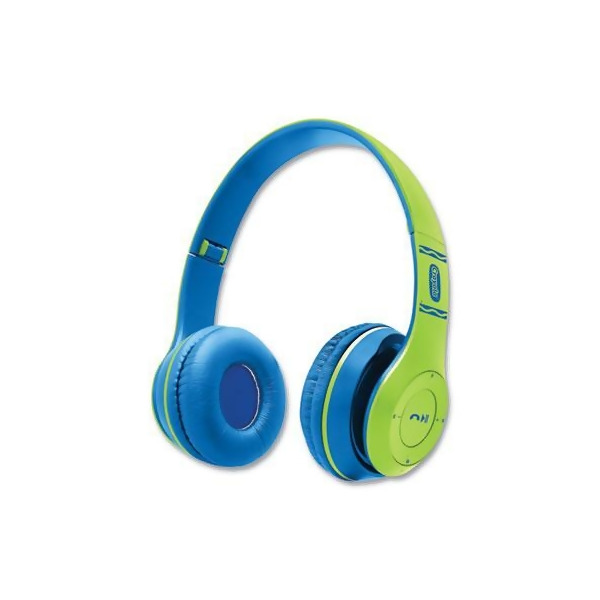 Picture of Binney & Smith - Crayola MIGCHPBT348GRN Boost Active Wireless Headphones&#44; Green & Blue
