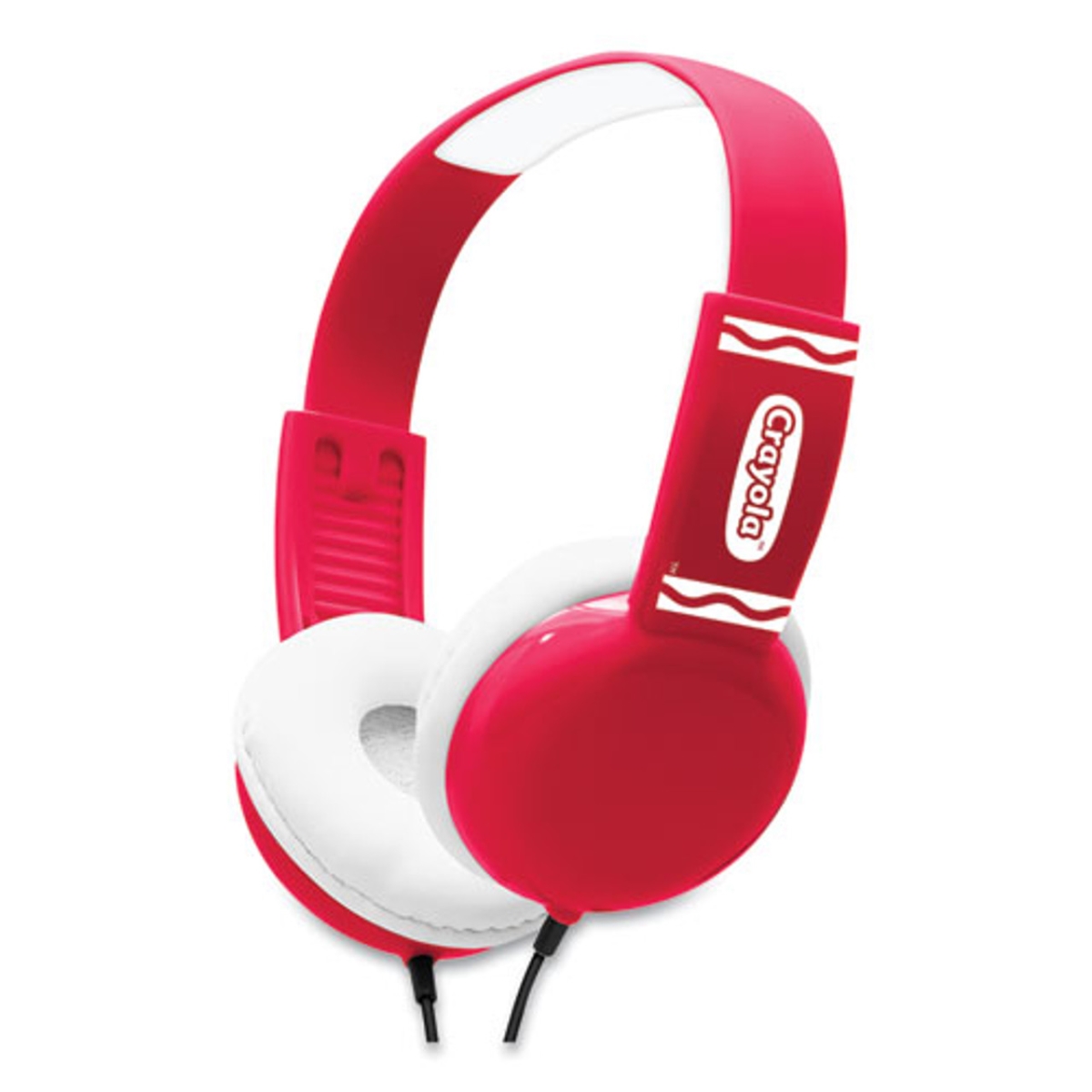 Picture of Binney & Smith - Crayola MIGCHPM510R Cheer Wired Headphones&#44; Red & White