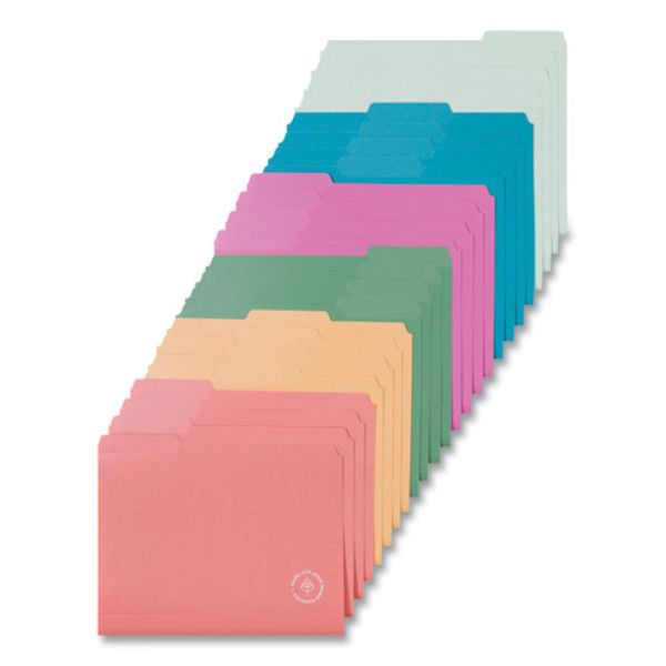 Ueco Poly File Folder, Assorted Color - Pack of 24