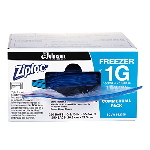 Picture of SC Johnson SJN682258 Ziploc freezer Gallon Bag