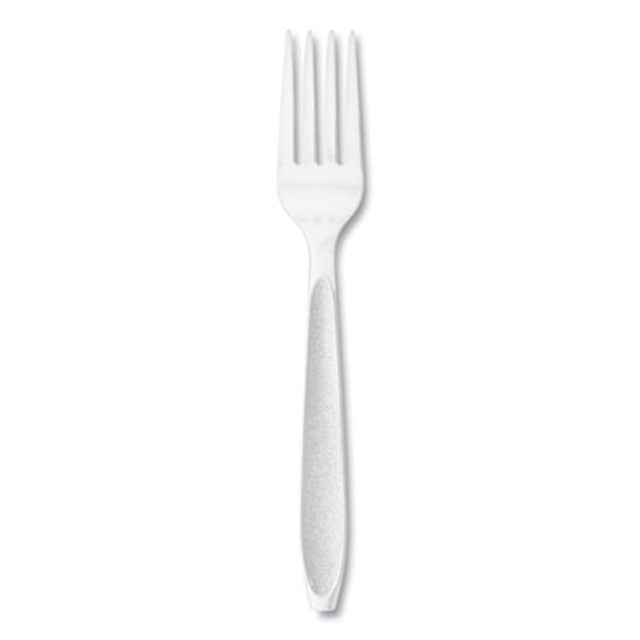 Picture of Solo SCCHSWFX0007 Heavyweight Cutlery Fork&#44; White - 1000 Count