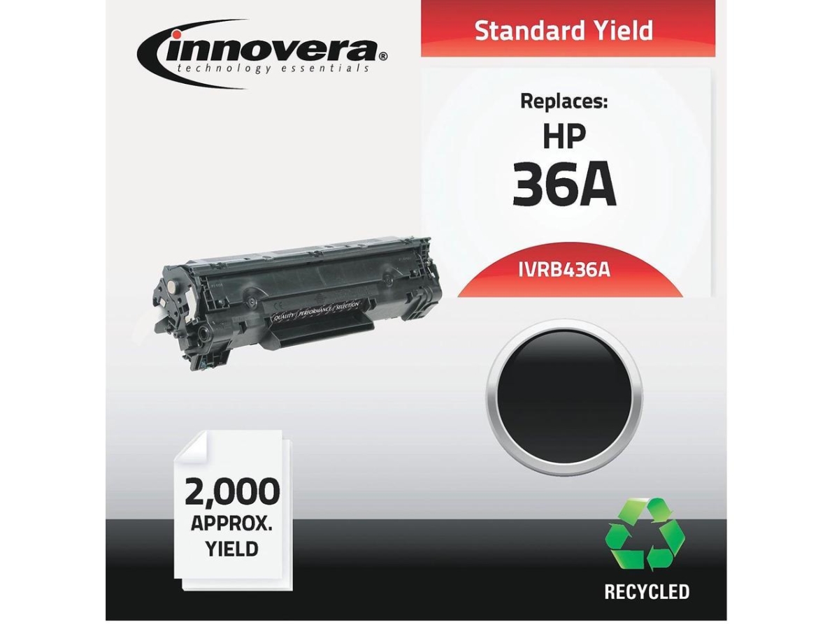Picture of Innovera IVRB436ASEL Compatible HP 36A Toner&#44; Black