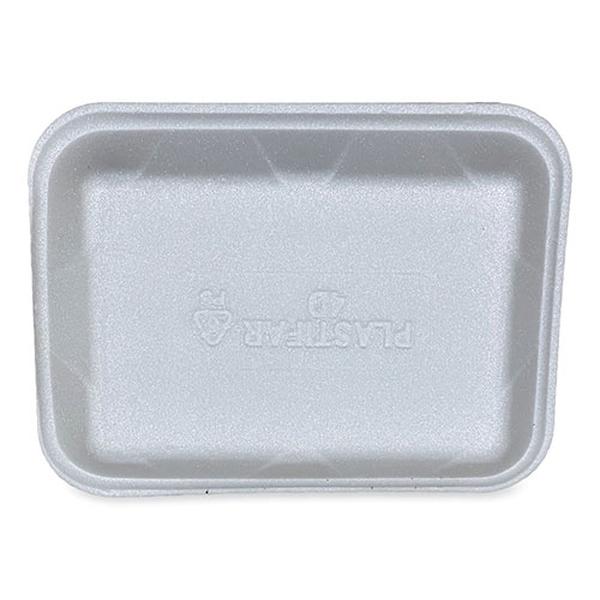 Picture of Gen GEN4DWH No. 4D 9.47 x 7.12 x 1.32 Meat Trays, White - Pack of 500