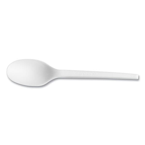 Picture of Vegware VEGVWSP65 6.5 in. White CPLA Cutlery Spoon - Pack of 1000