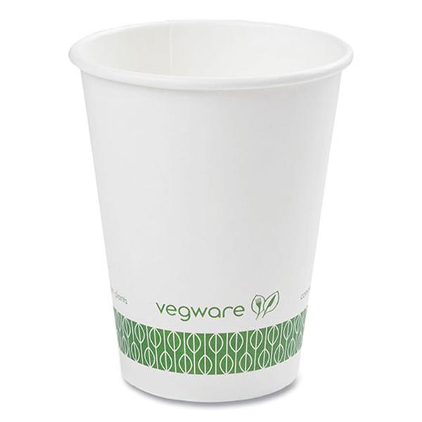 Picture of Vegware VEGLV12G 12 oz 89-Series Hot Paper Cup - Pack of 1000