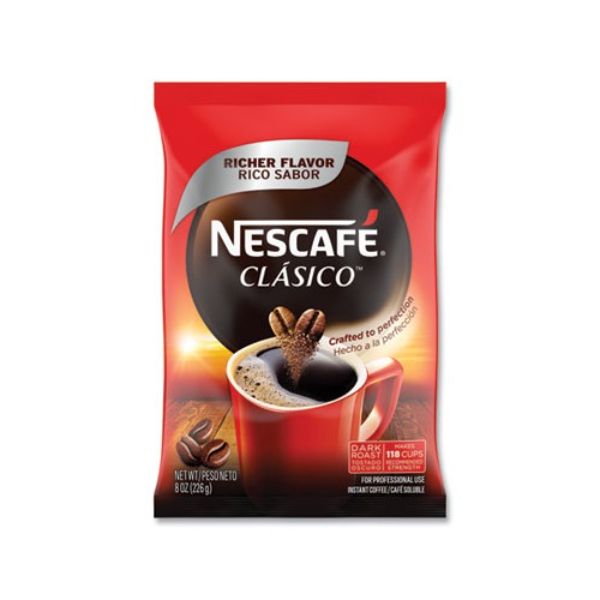 Picture of Nescafe NES70948CT 12 oz Clasico Dark Roast Instant Coffee