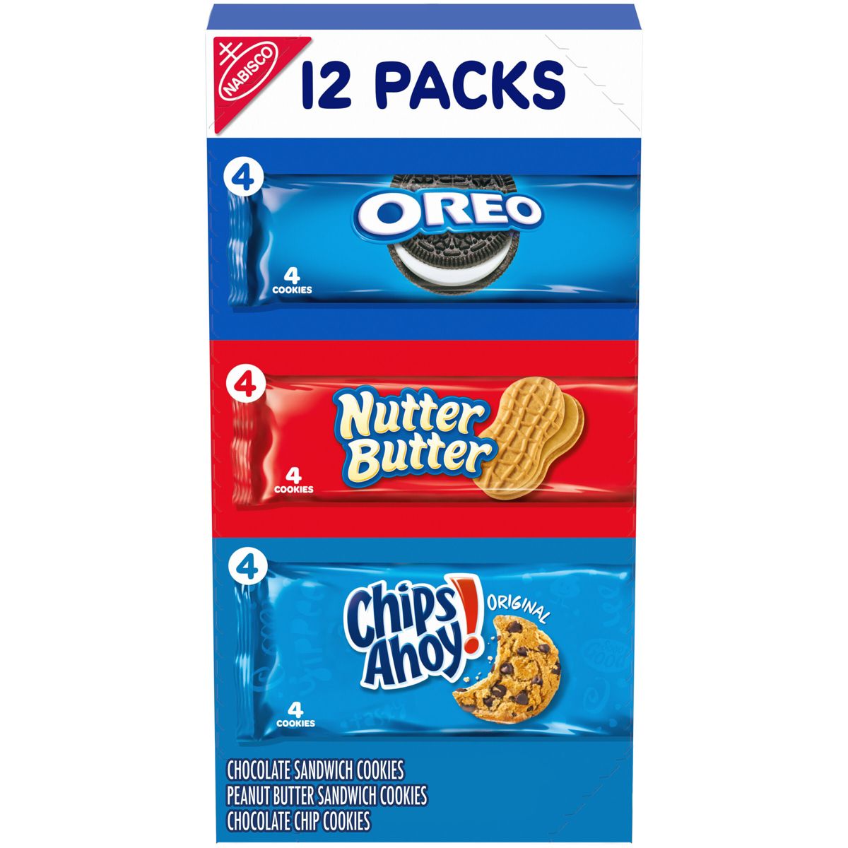 Picture of Nabisco CDB74869 20.16 oz Assorted Variety Pack Cookies - Pack of 12