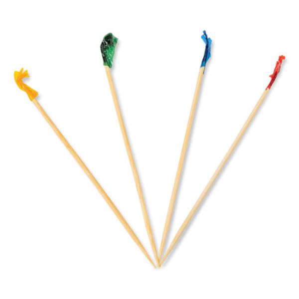 Picture of Amer Care Royal RPPR812B 4 in. Cellophane-Frill Wood Tooth Picks