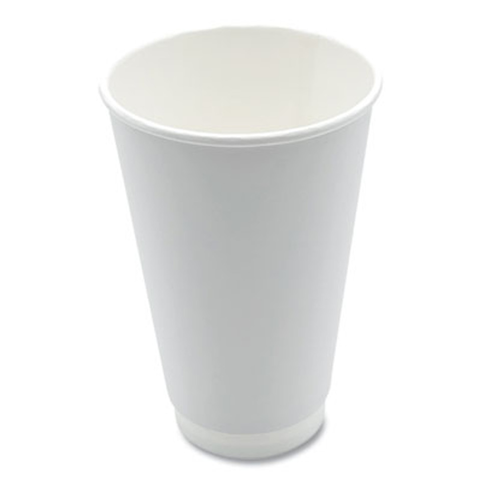 Picture of Boardwalk BWKDW16HCUP 16 oz Double Walled Hot Cup&#44; White - 500 per Case