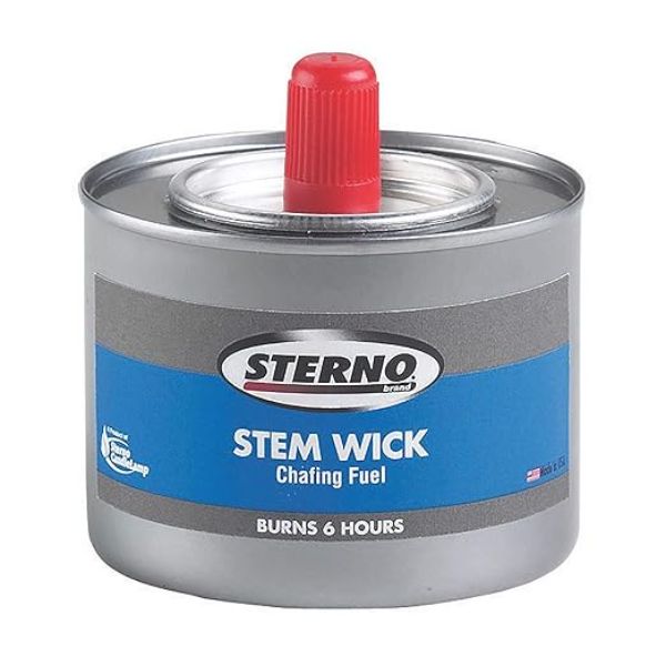 Picture of Sterno STE10102 7.14 g Chafing Fuel Can with Stem Wick - Methanol - 6 Hour Burn