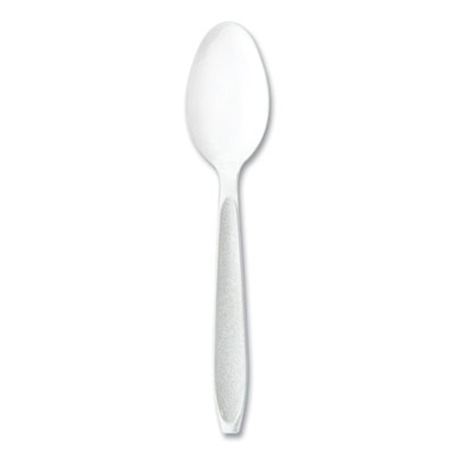 Picture of Solo SCCHSWTX0007BX Heavyweight Full-Length Polystyrene Cutlery Teaspoon&#44; White - Pack of 100