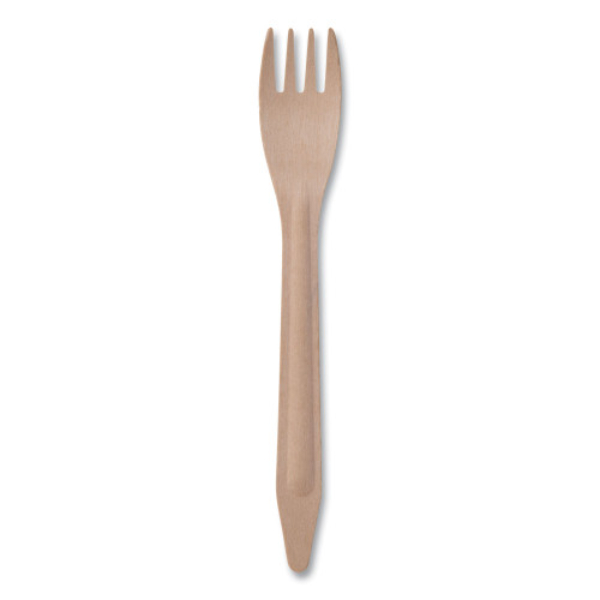 Picture of Eco-Products ECOEPS212W 6.5 in. Wood Cutlery Fork&#44; Natural - Case of 500