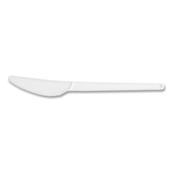 Picture of Vegware VEGVWKN65 6.5 in. Cpla Cutlery Knife&#44; White - Pack of 1000