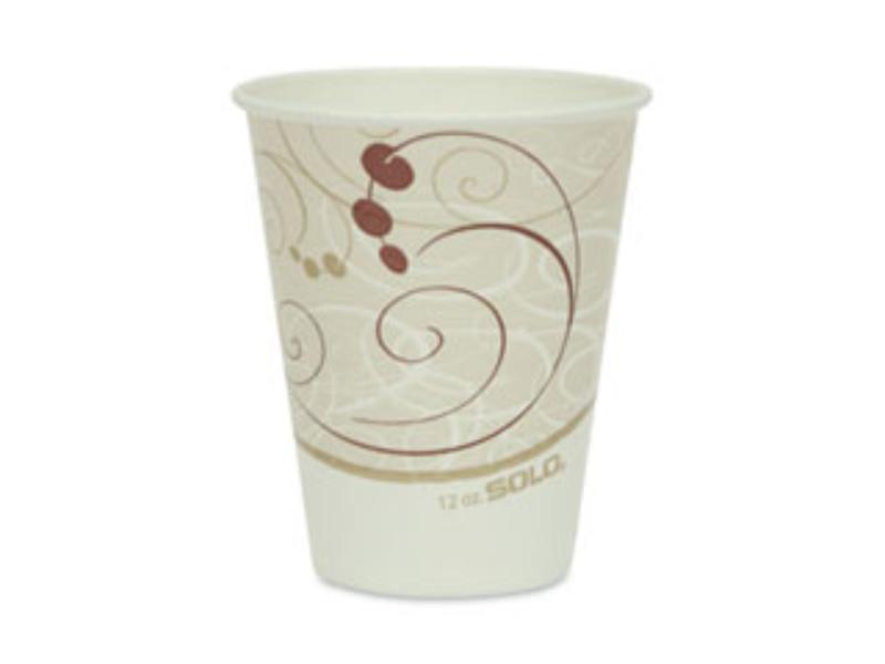 Picture of Solo SCCRP12SPSYM 12 oz Symphony DBL Polycoat Paper Cold Cup