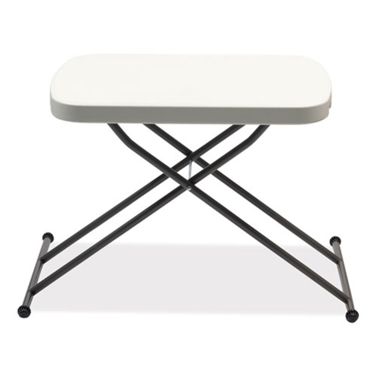 Picture of Alera ALE65604N 26.63 x 25.5 x 25 in. Height-adjustable Rectangular Personal Folding Table&#44; White & Dark Gray
