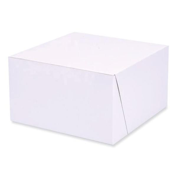 Picture of SCT SCH1521 7 x 7 x 4 in. Standard Paper Bakery Boxes&#44; White - Case of 250