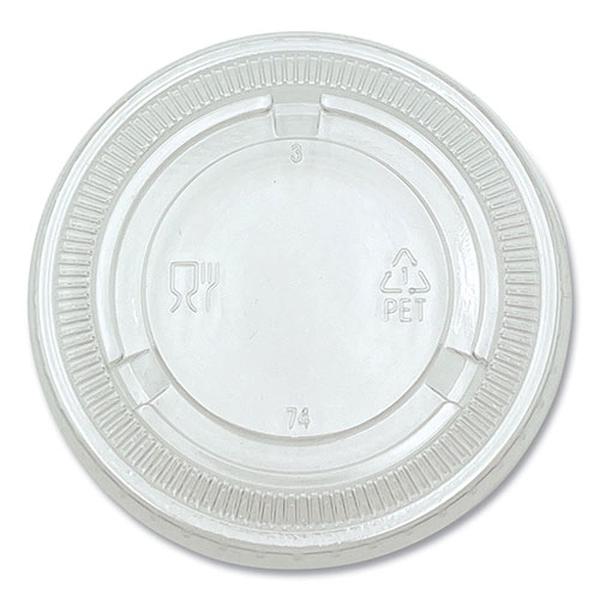 Picture of Boardwalk BWKPRTLID4 3.25-5.5 oz Souffle & Portion Cup Lids&#44; Clear - Pack of 2500