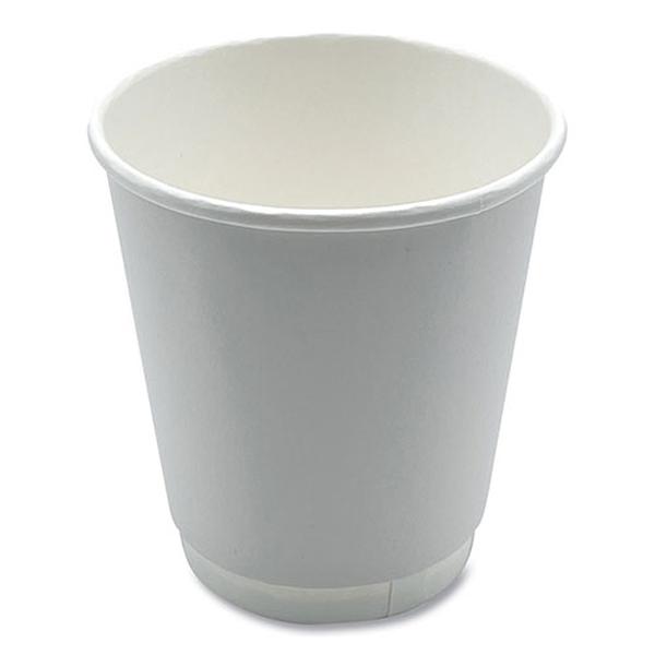 Picture of Boardwalk BWKDW10HCUP 10 oz Double-Walled Paper Hot Cups&#44; White - Pack of 500