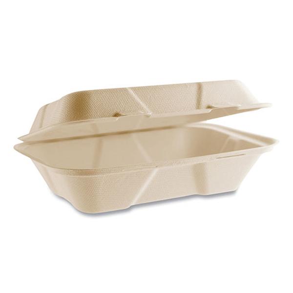 Picture of Vegware VEGVASH89N 6.1 x 9 x 2.9 in. Nourish Molded Fiber Takeout Containers, Natural - Pack of 200