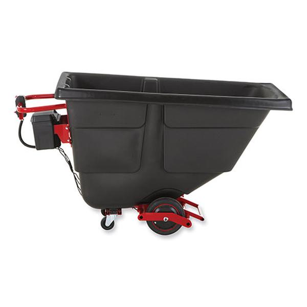 101 gal 850 lbs Motorized Roto Tilt Truck, Black