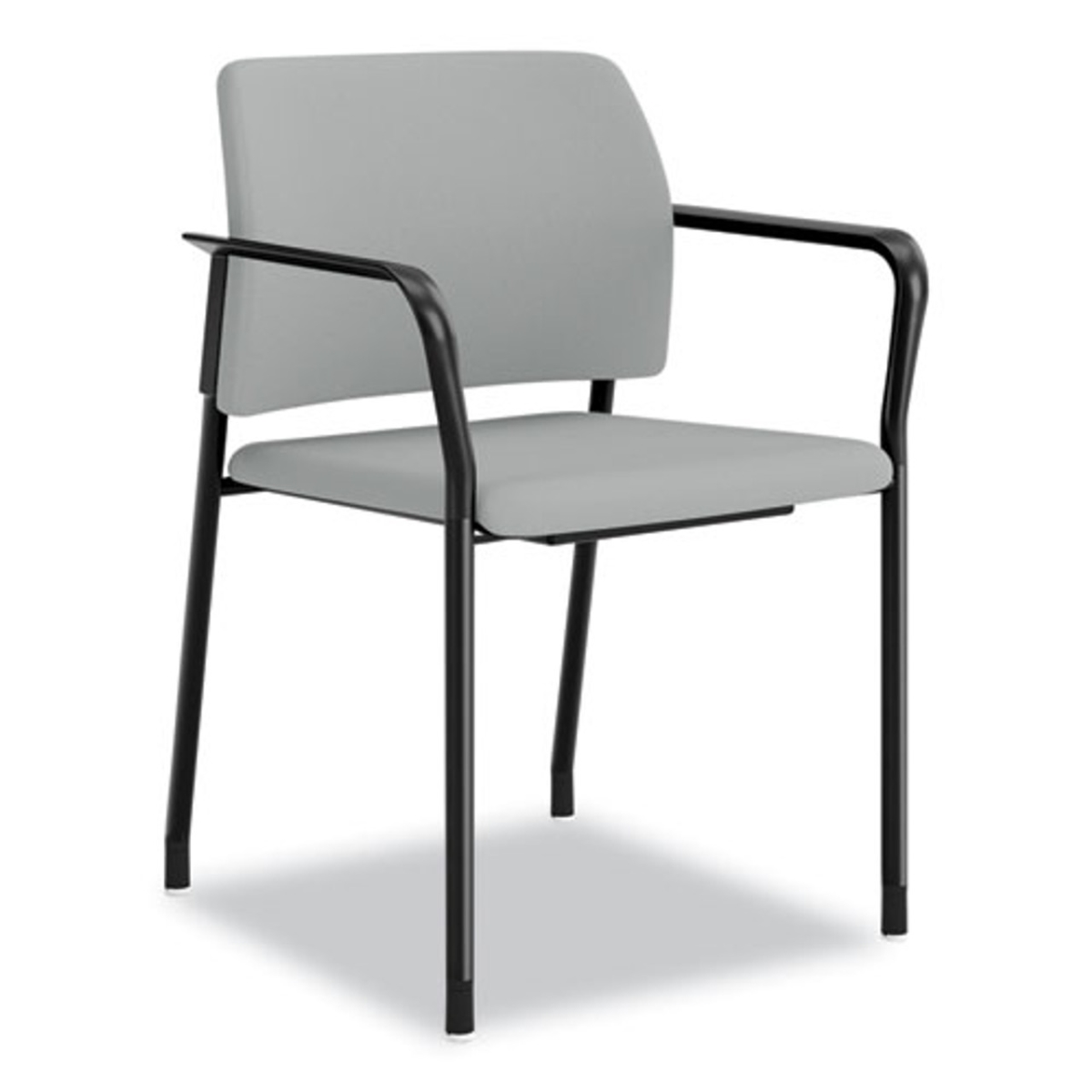 Picture of Hon HONSGS6FBSX39CB 32 in. Accommodate Series Vinyl Upholstery Guest Chair with Arms&#44; Charcoal Black