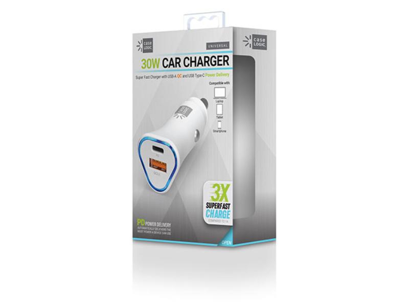 Picture of ByTech BTHCLPDV3101WT 30W Car Charger&#44; White