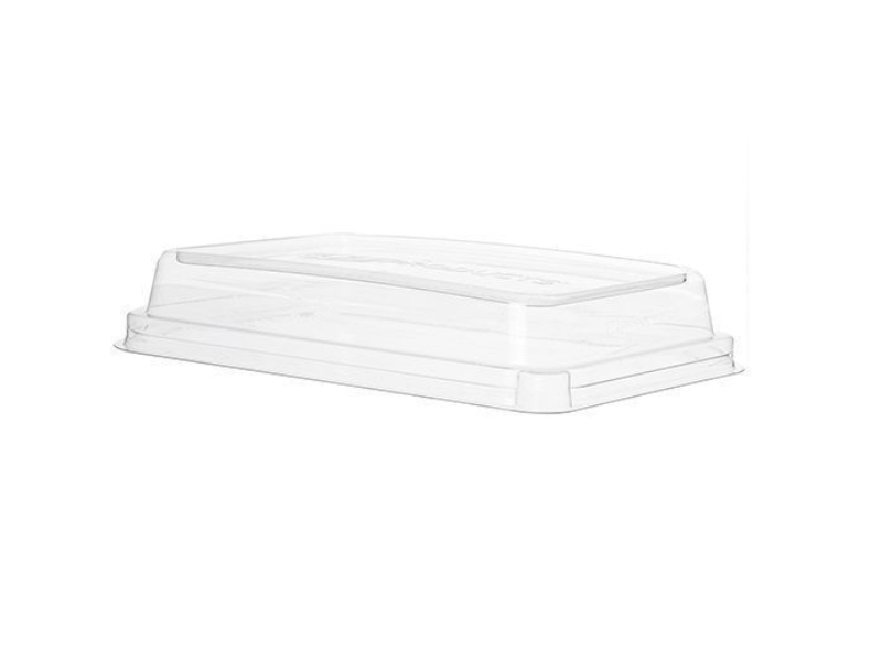 Picture of Eco Products ECOEPSCRC107LIR 10.82 x 10.71 x 1.83 in. Worldview Recycled Content Lid - Plastic - Clear - Box of 200