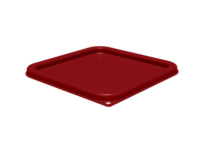 Picture of Carlisle FoodService Products CFS1197105 8 qt. Squares Food Storage Container Lid - Red