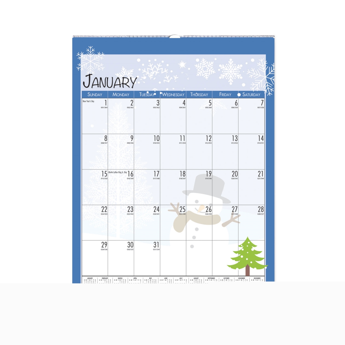 HOD339 Seasonal Large Wall Calendar