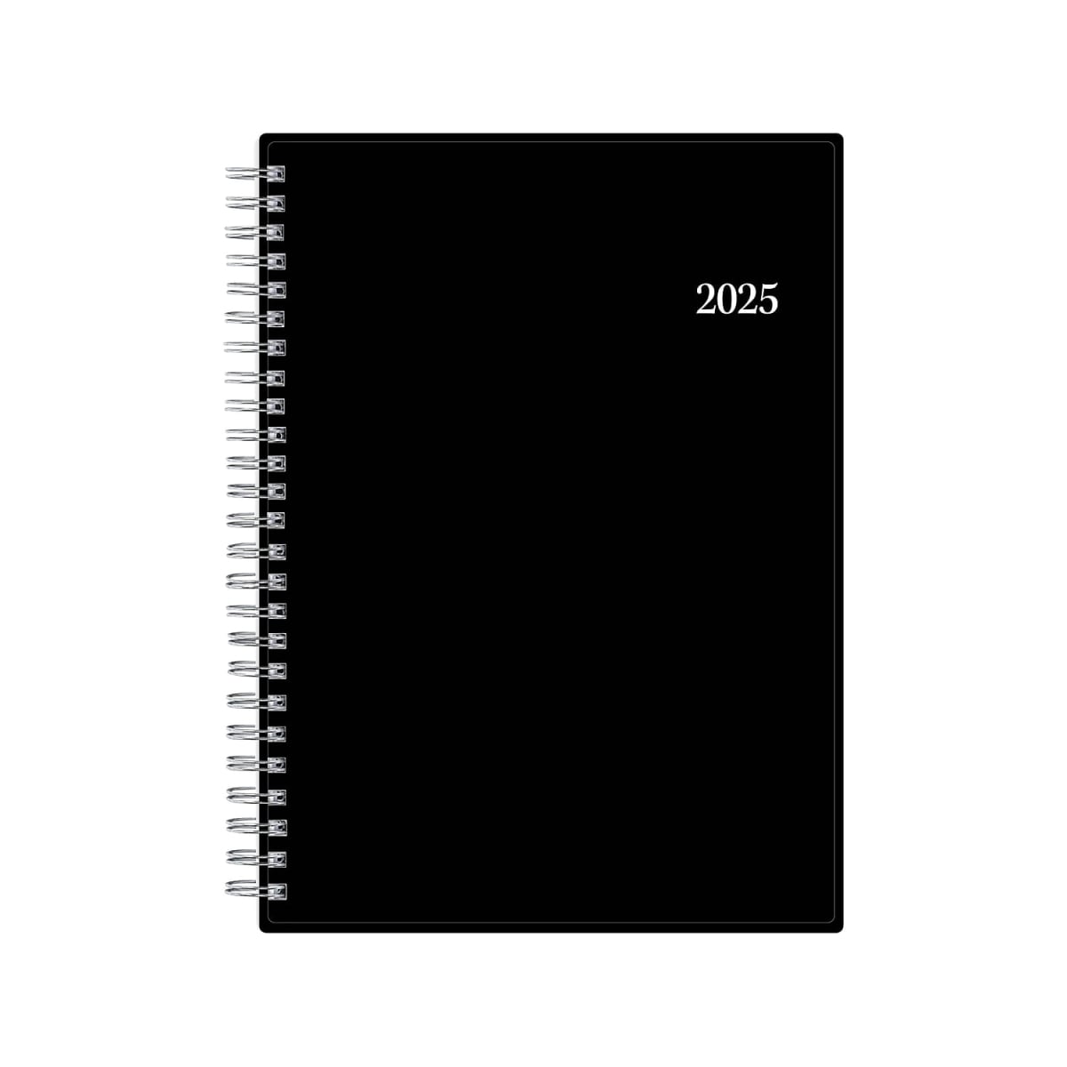 Blue Sky BLS131793 5.88 x 8.63 in. 2025 Blue Sky Enterprise - Weekly & Monthly Planner Plastic Cover, Black