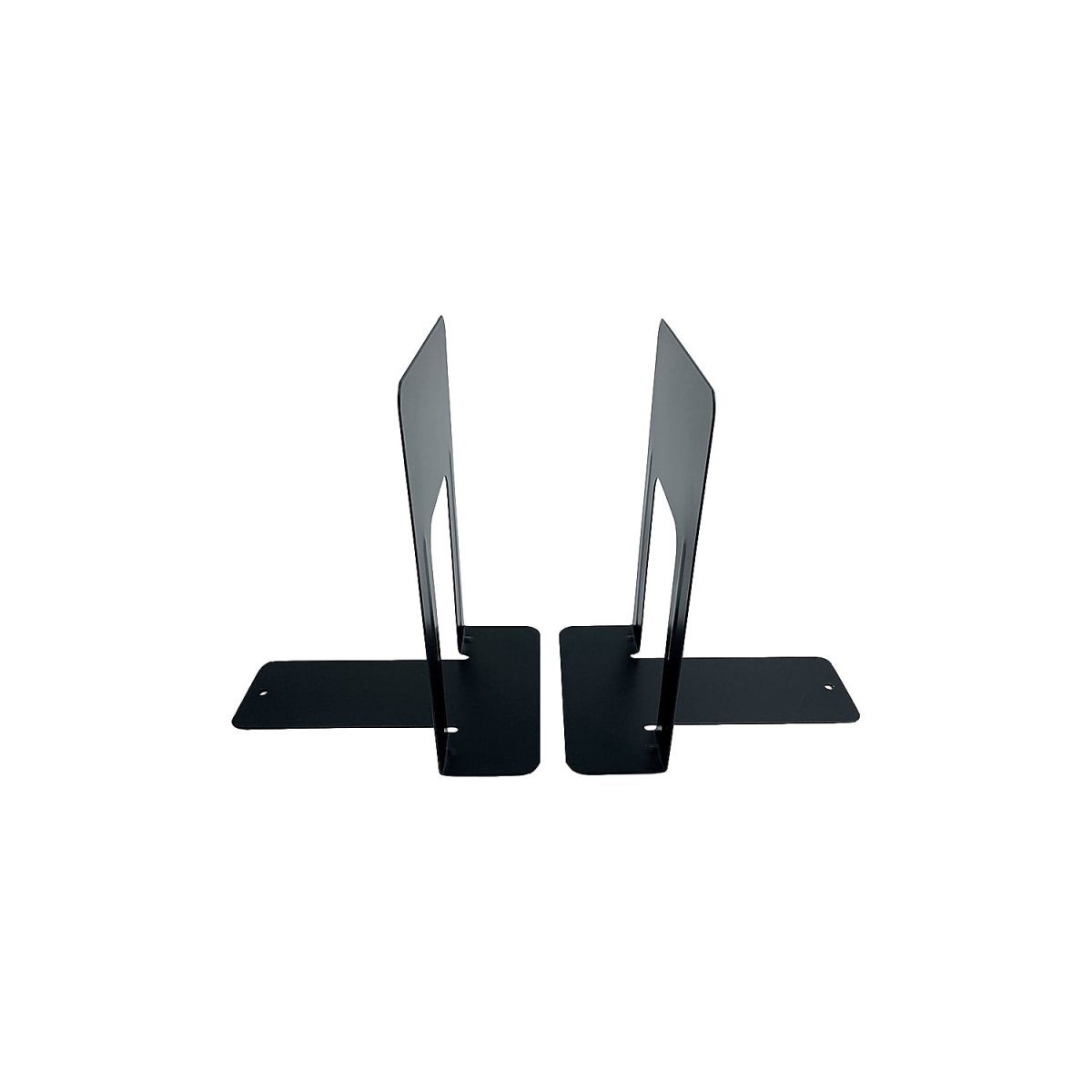 Picture of Cointainer CTXHASZ0039 6 in. Huron 9 Steel Non-Skid Bookends Pair - Black