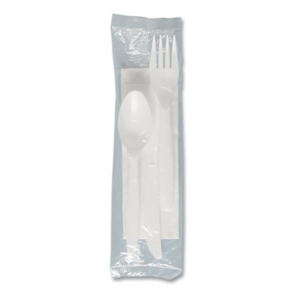 Picture of Dart SCCMOW9Y0007 Mediumweight Polypropylene Cutlery Kit&#44; White