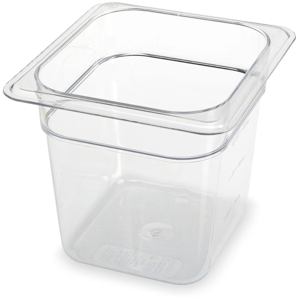 Picture of Carlisle CFS3068507 Polycarbonate Food Container, Clear - 0.16 Size