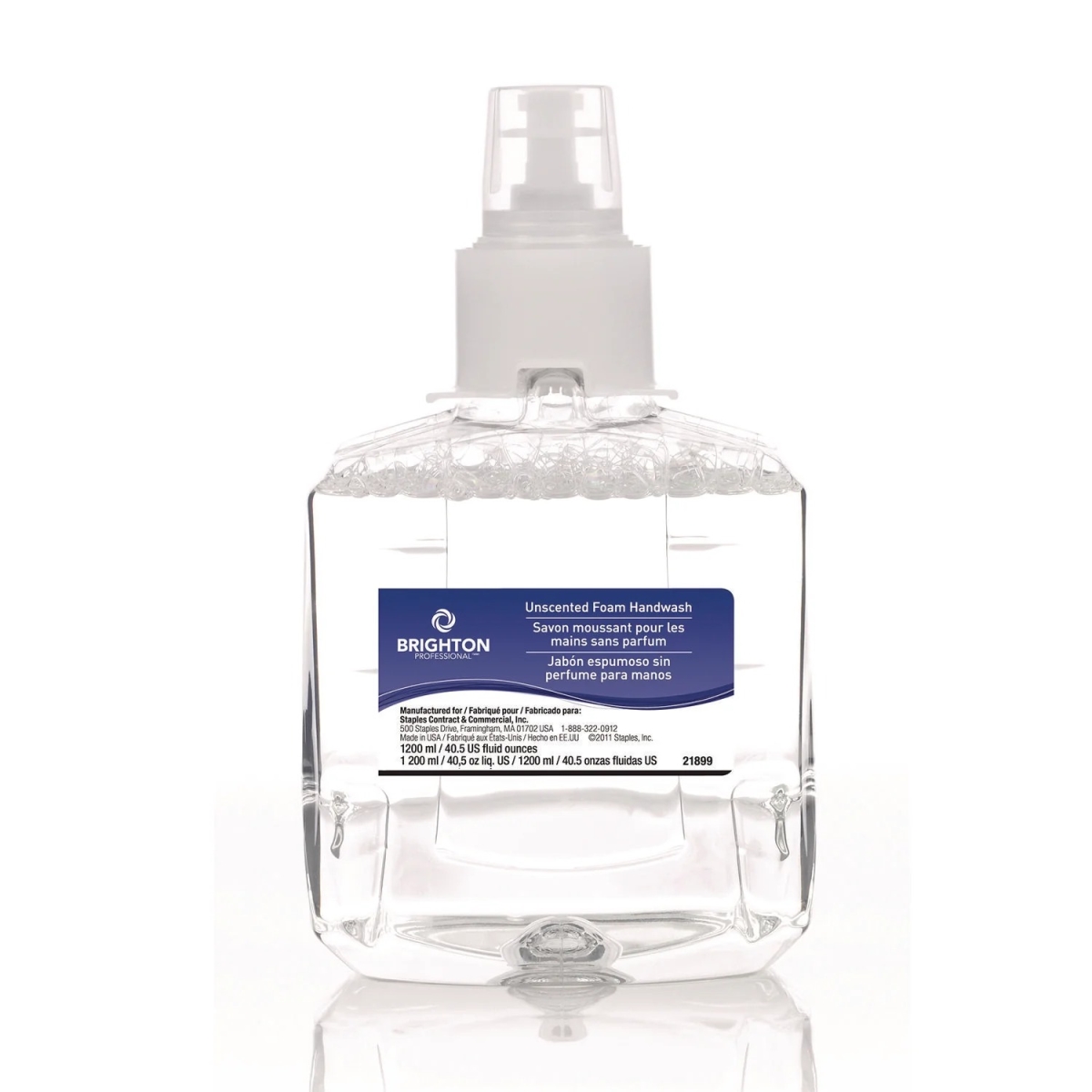 Picture of Brighton Professional GOJ375455 40.5 oz Unscented Foaming Hand Soap Refill