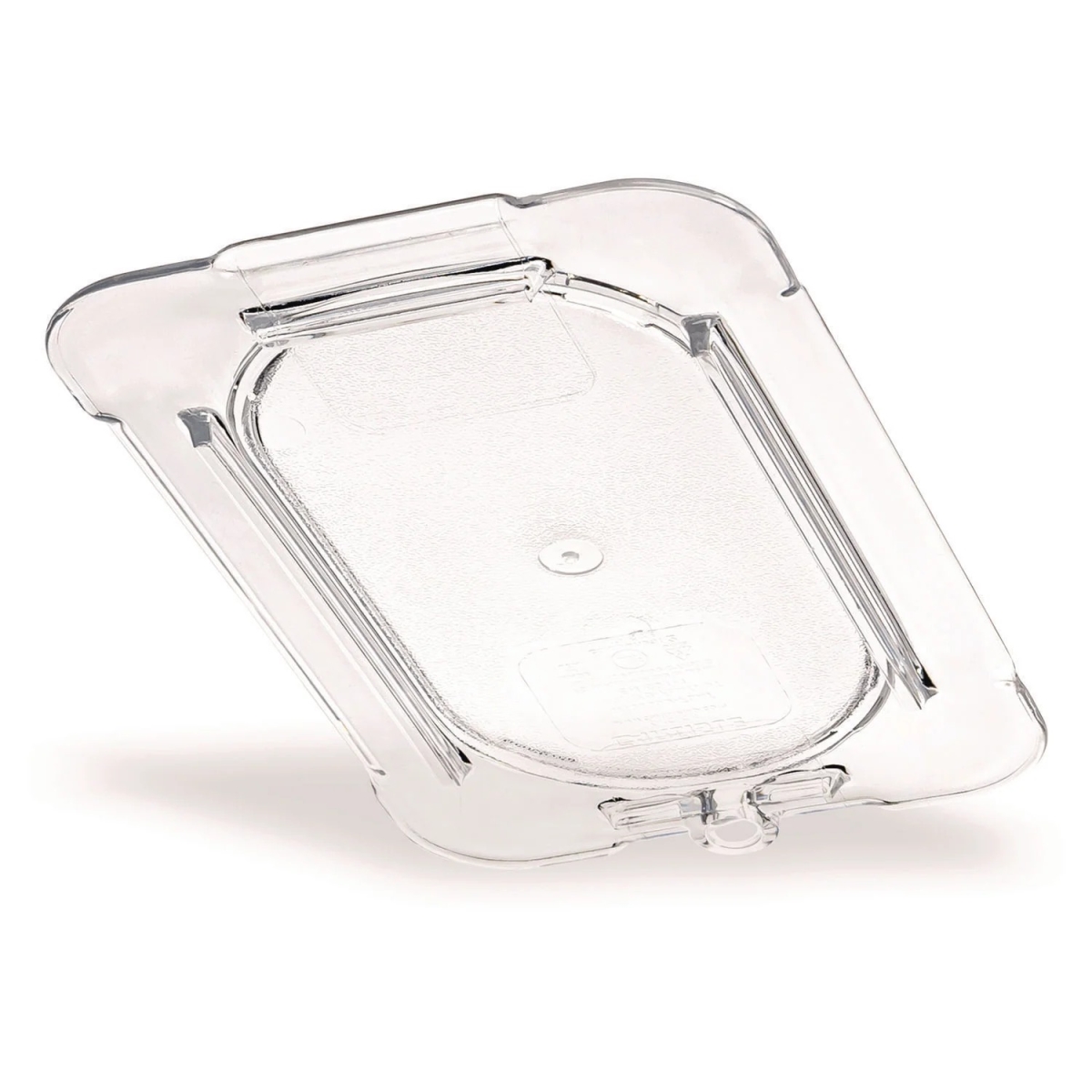 Picture of Carlisle CFS10336U07 Flat Universal Container Lid, Clear - 0.11 Size