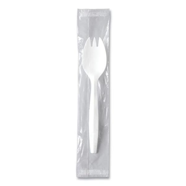 Picture of Dart SCCMOW60007 Mediumweight Cutlery Spork&#44; White - 1000 Count