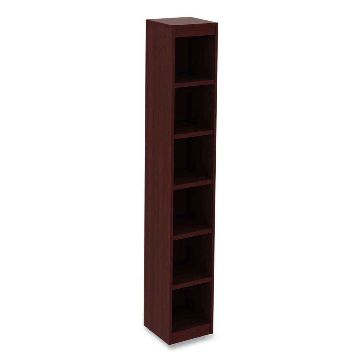 Picture of Alera ALEVA67212MY 6 Tie Narrow Profile Bookcase&#44; Mahogany