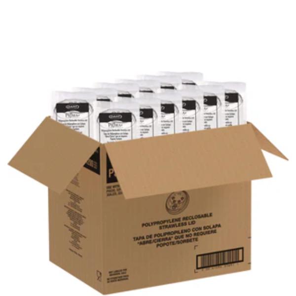 Picture of Dart DCCP3032RSL 30-32 oz Polypropylene Strawless Cup Lids&#44; Clear - Pack of 1200