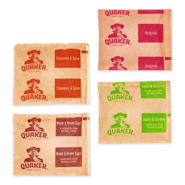 Picture of Quaker Oats QKR2051065 1.51 oz Assorted Flavored Instant Oatmeal - 64 Count