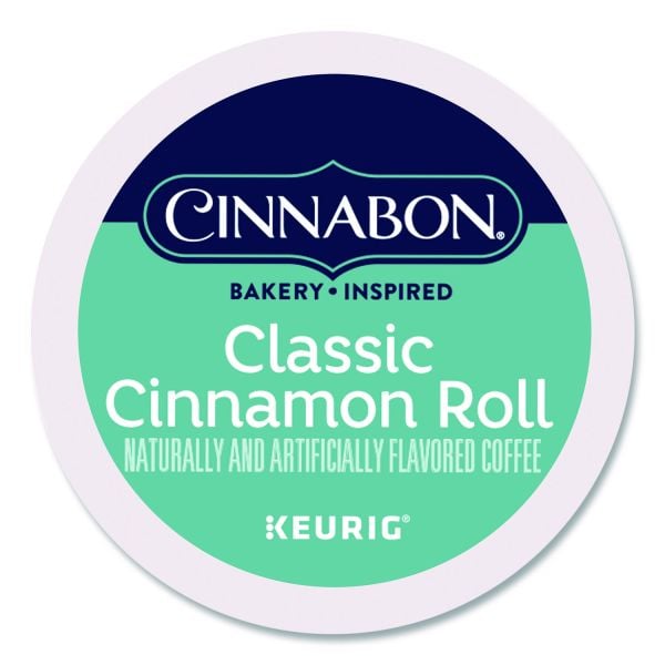 Picture of Keurig Dr Pepper KEU24297522 0.33 oz Classic Cinnamon Roll Coffee K-Cups - 48 Count