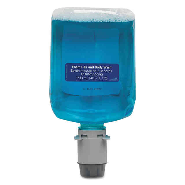 Picture of Georgia Pacific Professional GPC43024 1200mL Unscented Pacific Blue Ultra Manual Dispenser Refill - Case of 4