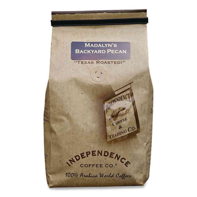 Picture of Independence Coffee ICCICF73111 24 oz Bag Madalyns Backyard Pecan Whole-Bean Coffee