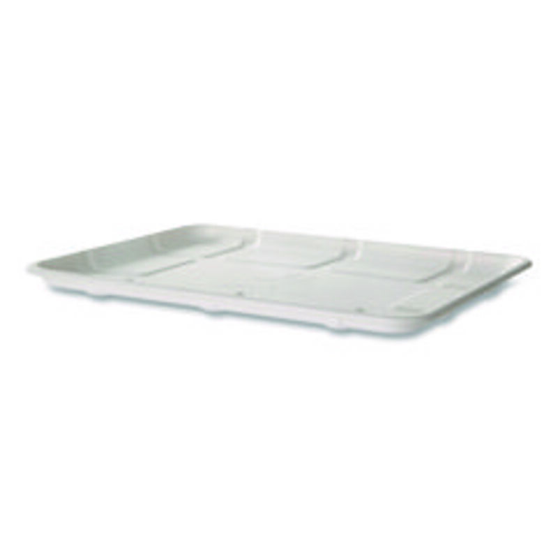 Picture of Eco Products ECOEPMP8SNFA Sugarcane Fibre Meat & Produce Food Trays, White - 300 Per Pack