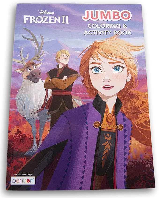 Picture of Bendon WLB45829 8 x 10.5 in. Frozen 2 Jumbo Coloring & Activity Book&#44; Multi Color