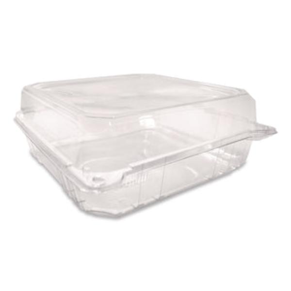 Picture of Karat KRTFPHC99PET1C 9 x 9 x 3.6 in. Plastic Hinged Container&#44; Clear - Pack of 200