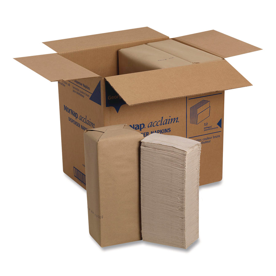 Picture of Dixie Food GPC37604 13 x 8.5 in. Interfold Napkin Refills - 1-Ply&#44; Brown - Pack of 12