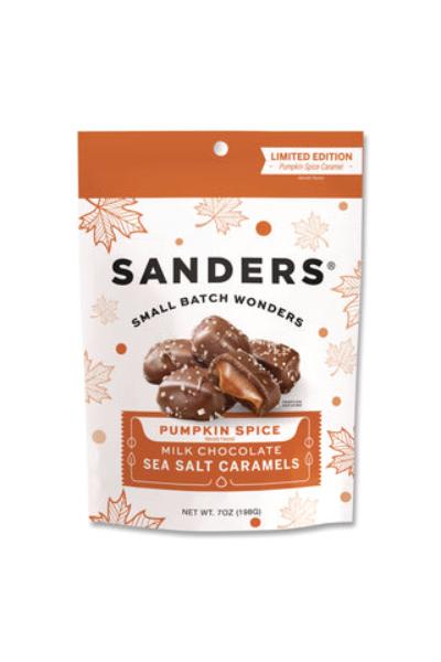 Picture of Morley NDEMRY30703 7 oz Sanders Small Batch Wonders Pumpkin Spice Milk Chocolate - Sea Salt Caramels