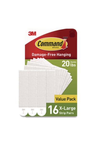 Picture of 3M MMM1721716NA 4.38 in. Command Picture Hanging Strips&#44; White - Extra Large - 20 lbs