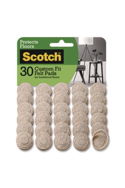 Picture of 3M MMMSP884NA 1.5 in. Scotch Custom Fit Felt Pads&#44; Beige - Pack of 30