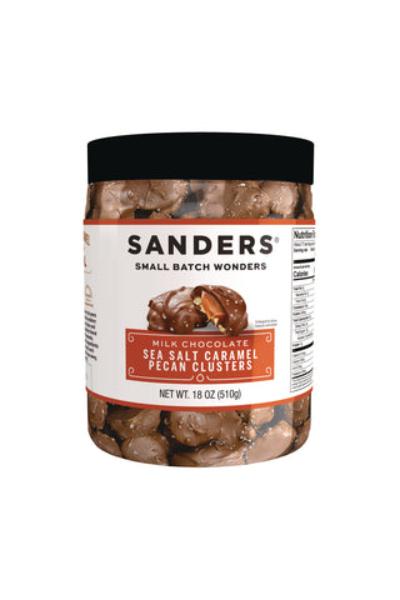 Picture of Morley NDEMRY30971 18 oz Sanders Small Batch Wonders Milk Chocolate - Sea Salt Caramel Pecan Clusters